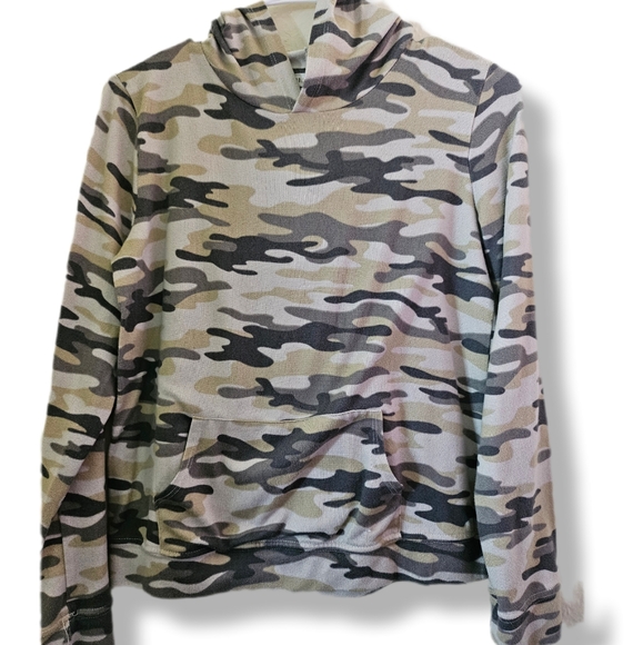 Crown of Hearts Tops - Crown of Hearts Camo Lightweight Hoodie
